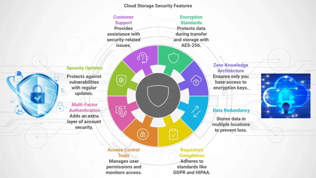 Cloud Storage Data Security features