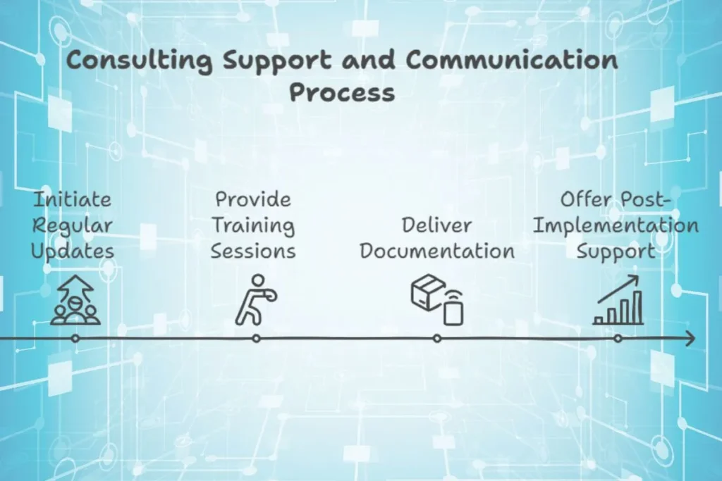 consulting support and communication process